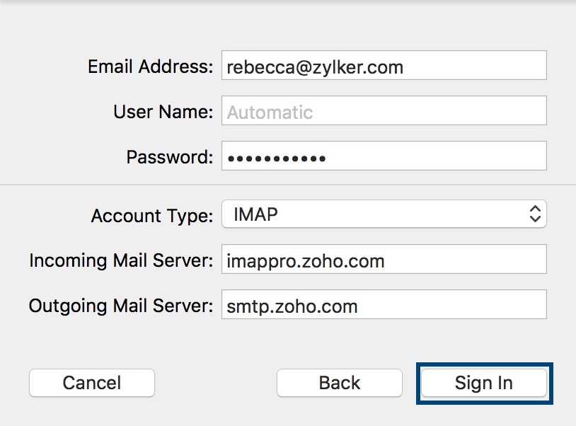 what are outgoing stmp settings gmail for mac